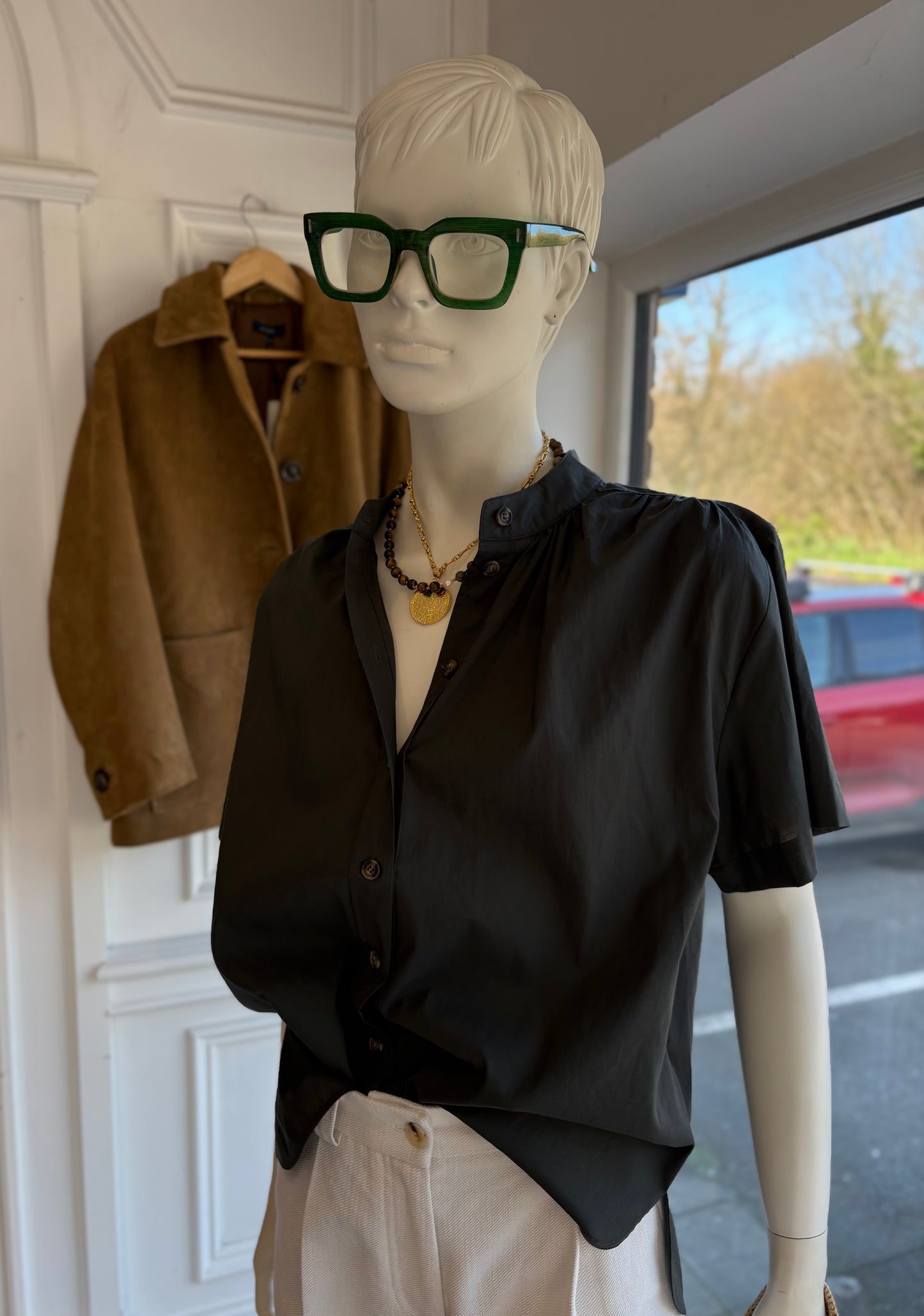 Vanessa Bruno Gooper Blouse in Storm