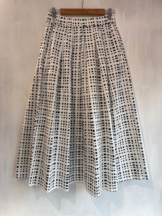 Hannoh Wessel Black Check Juliette Skirt