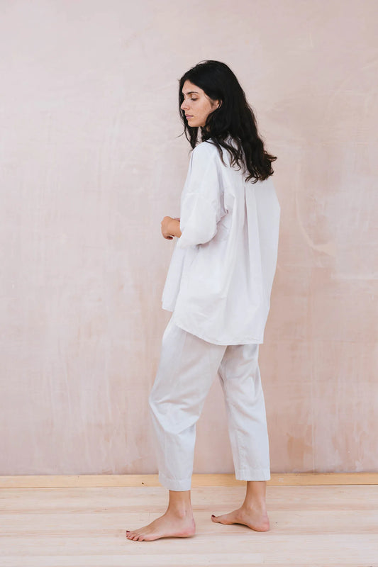 SULA Easy Shirt in White Sand
