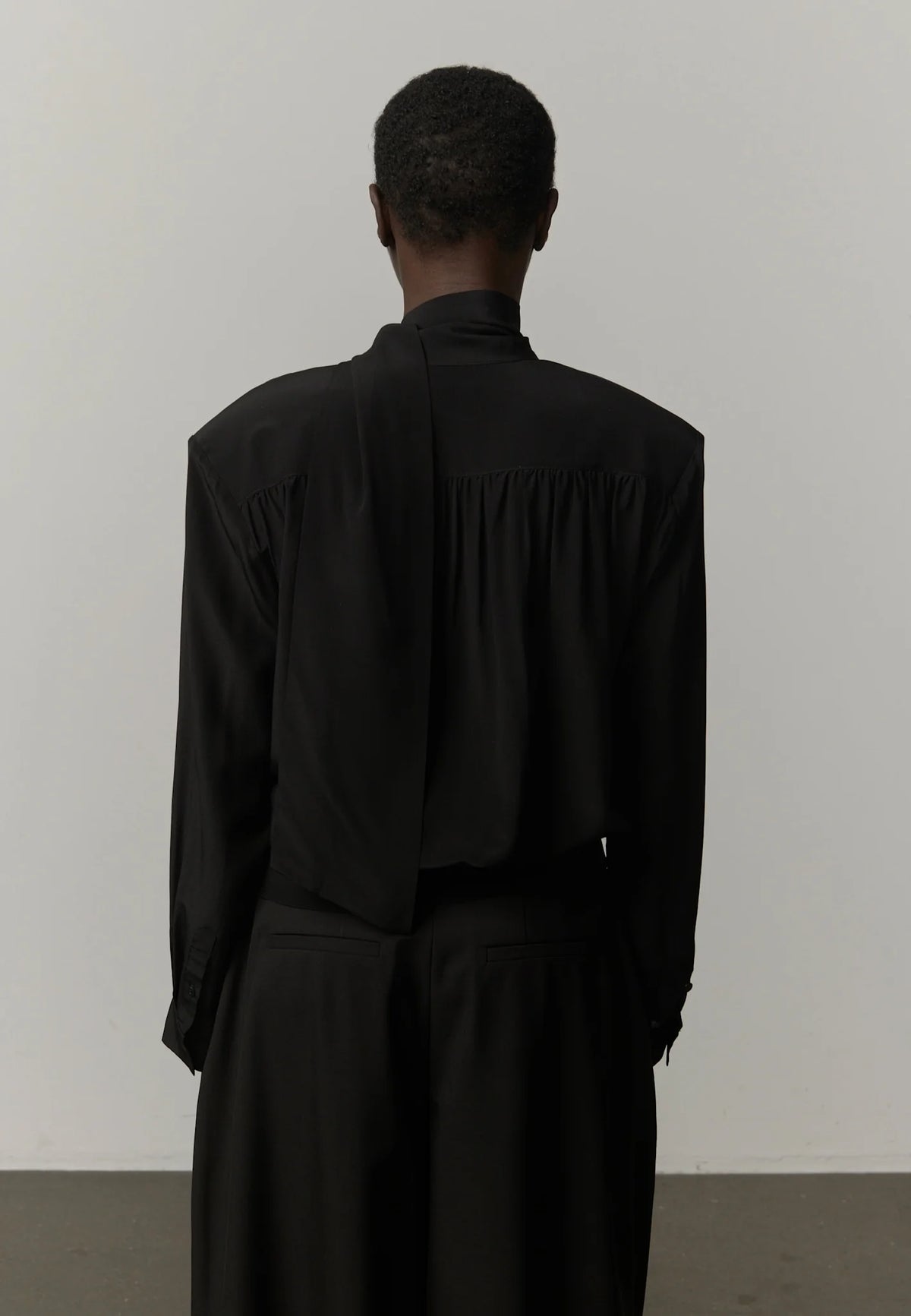 Herskind Juan Silk Blouse in Black