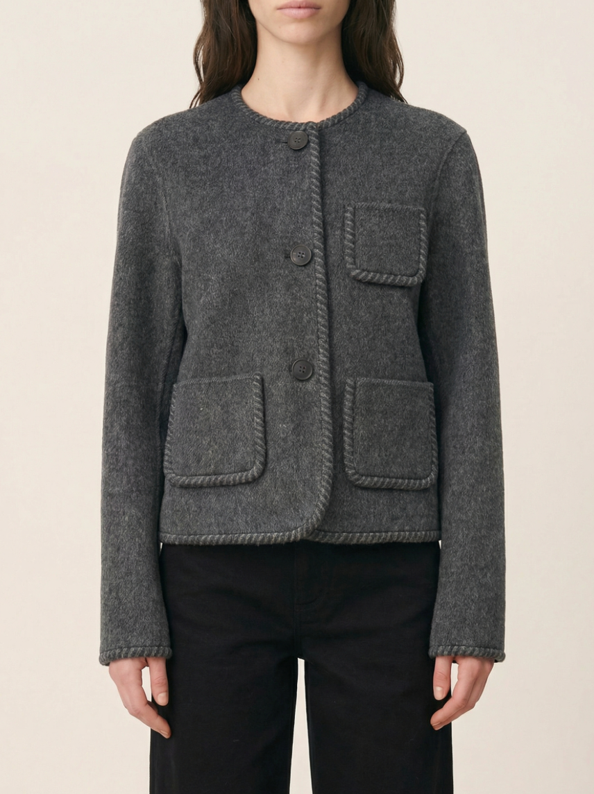Vanessa Bruno Humble Jacket in Anthracite