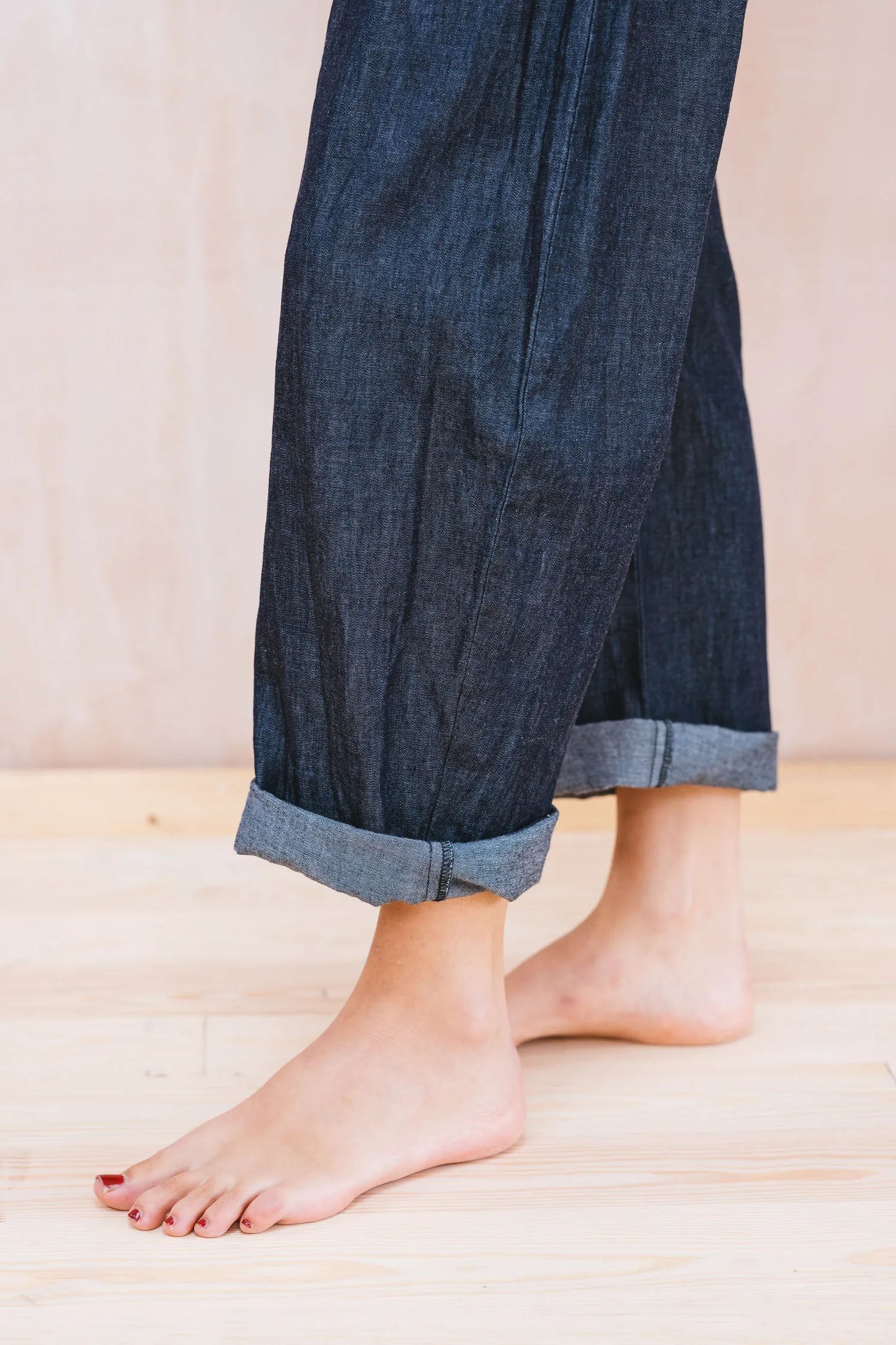 SULA Everyday Trousers in Blue Denim