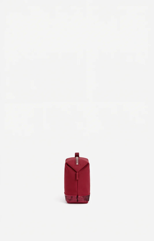 Vanessa Bruno Small Canvas Pochette in Goji
