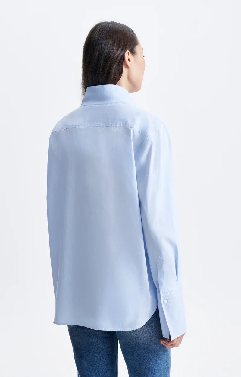 Vanessa Bruno Hugo Shirt in Sky Blue Stripe