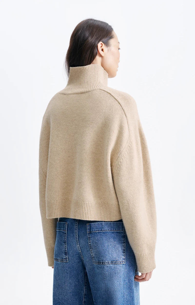 Vanessa Bruno Ballerine Turtleneck in Ecru