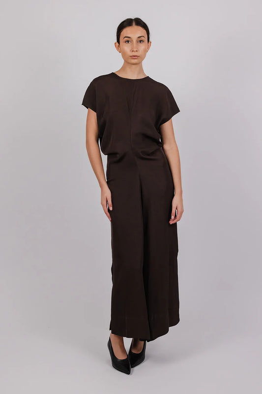 Vic and Bert Cleo Maxi Dress in Brown