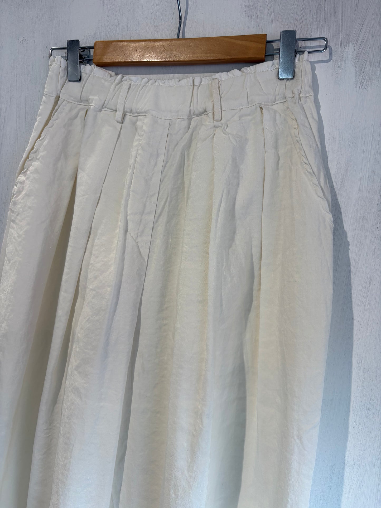 Hannoh Wessel Silk Blend Padme Pants in Natural