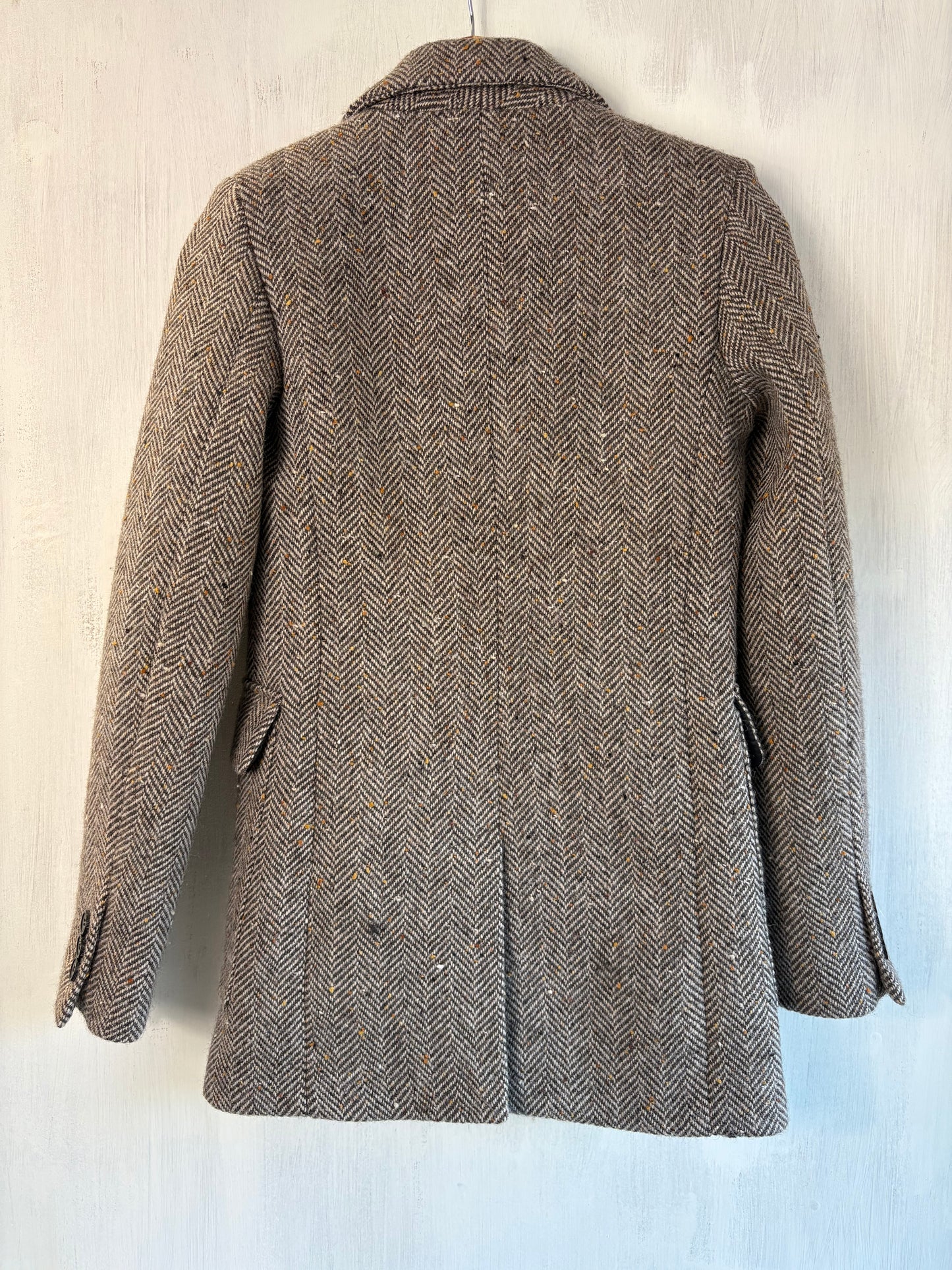 Vanessa Bruno Herringbone Tweed Jacket