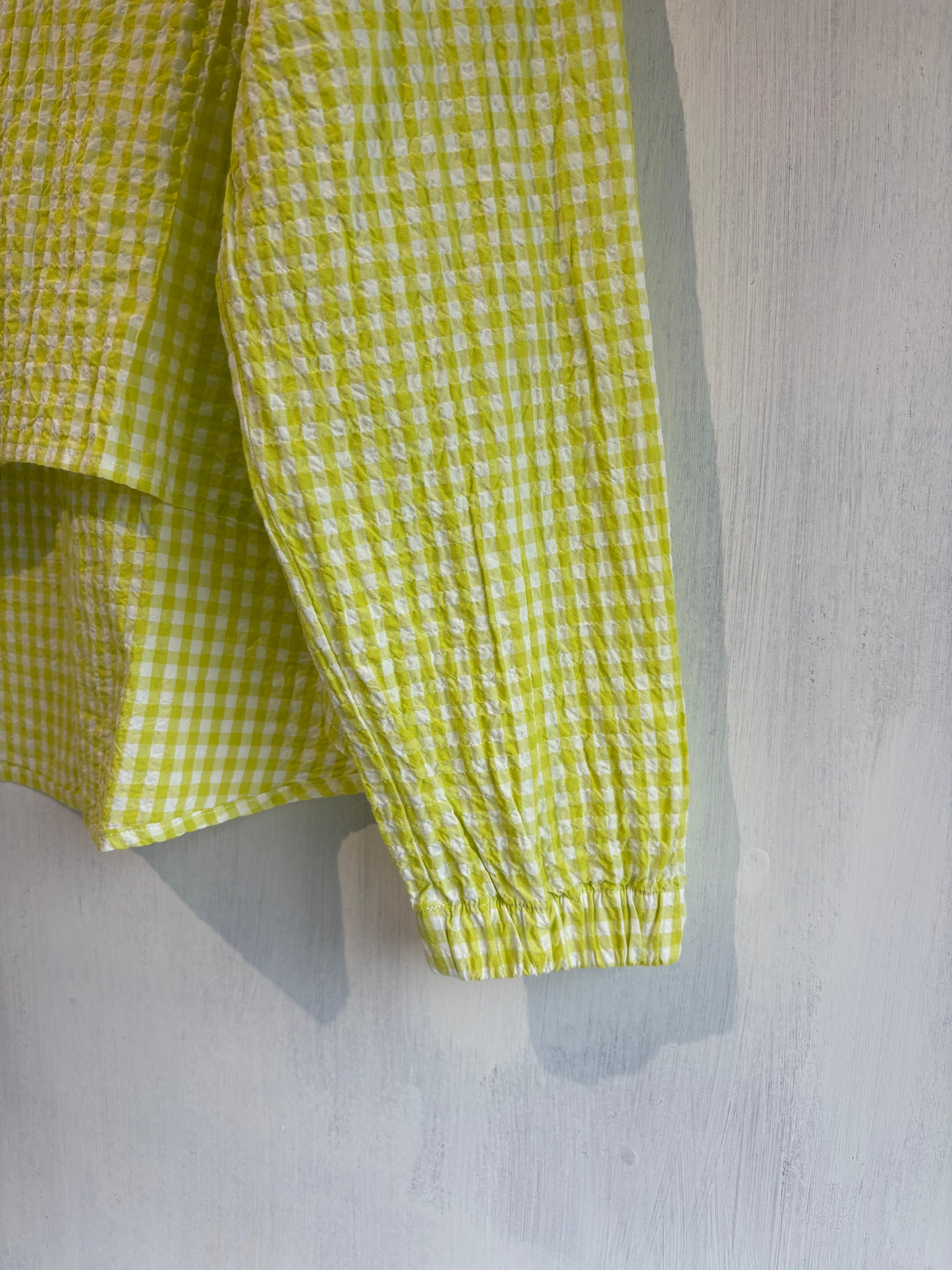 Hannoh Wessel Lime Check Sassy Shirt
