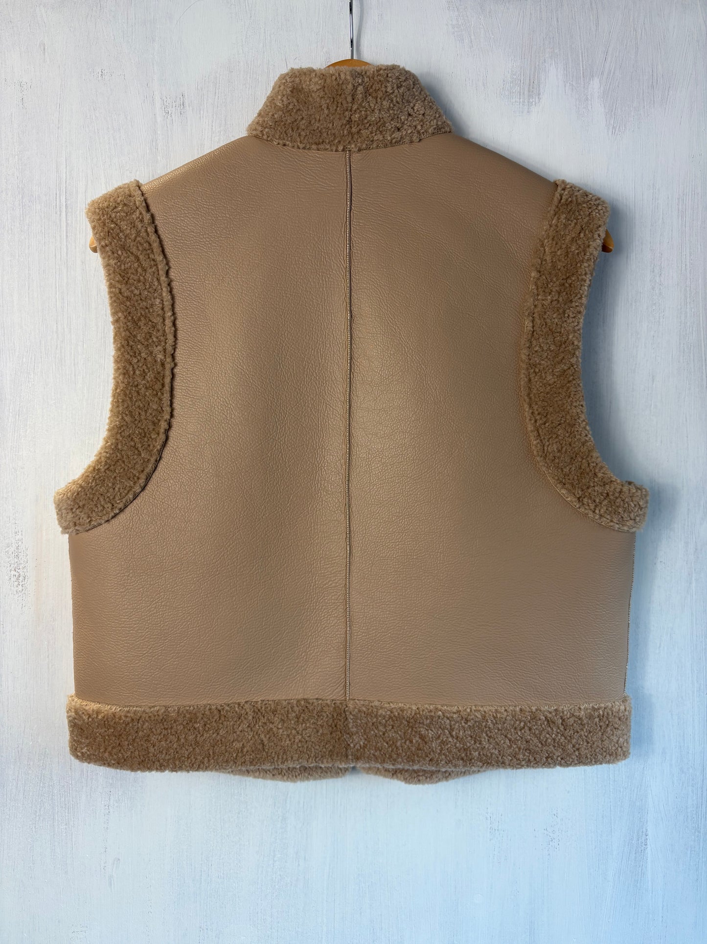 Vanessa Bruno Daman Gilet in Biscuit