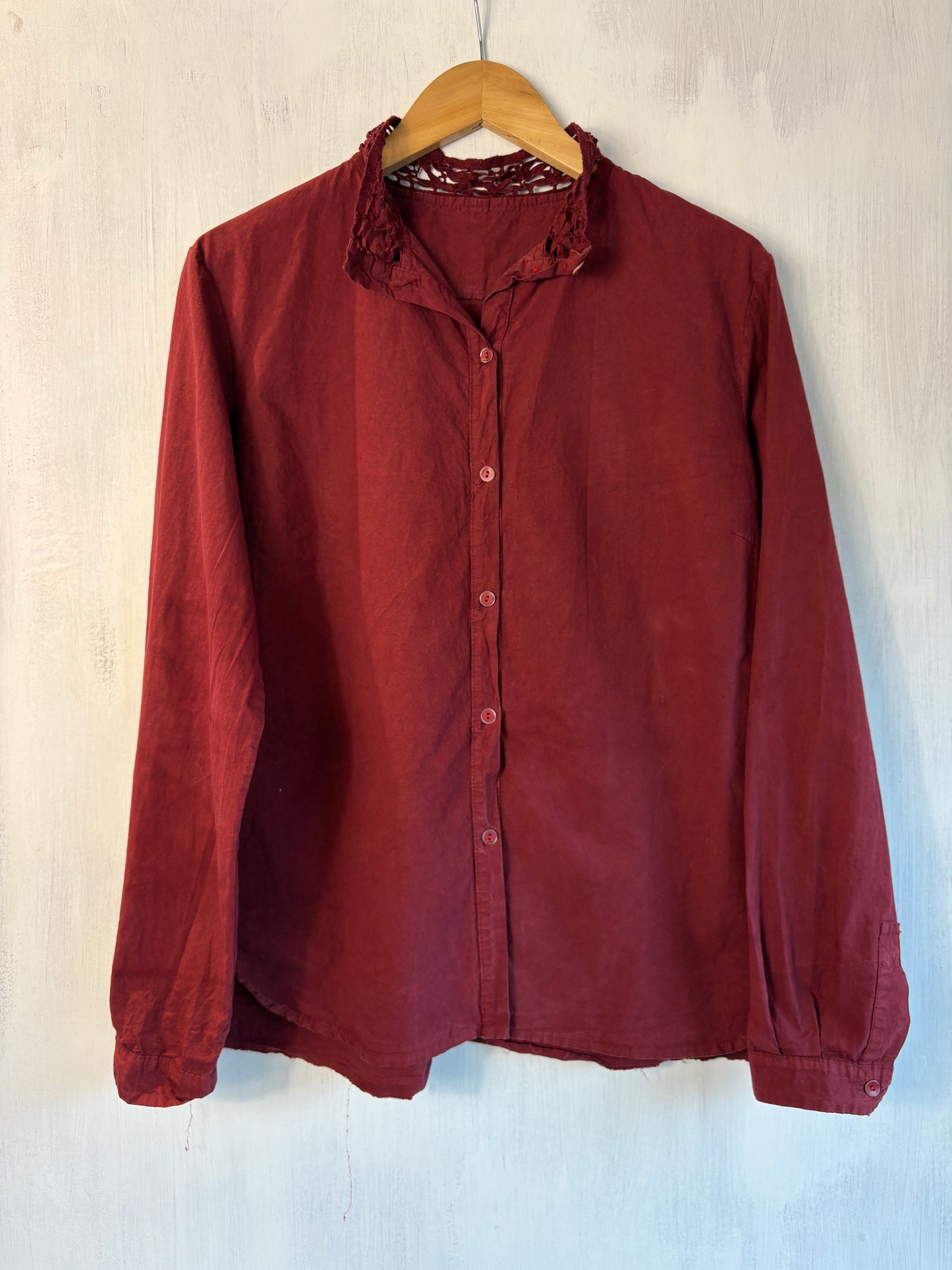 Hannoh Wessel Cleo Shirt in Deep Raspberry