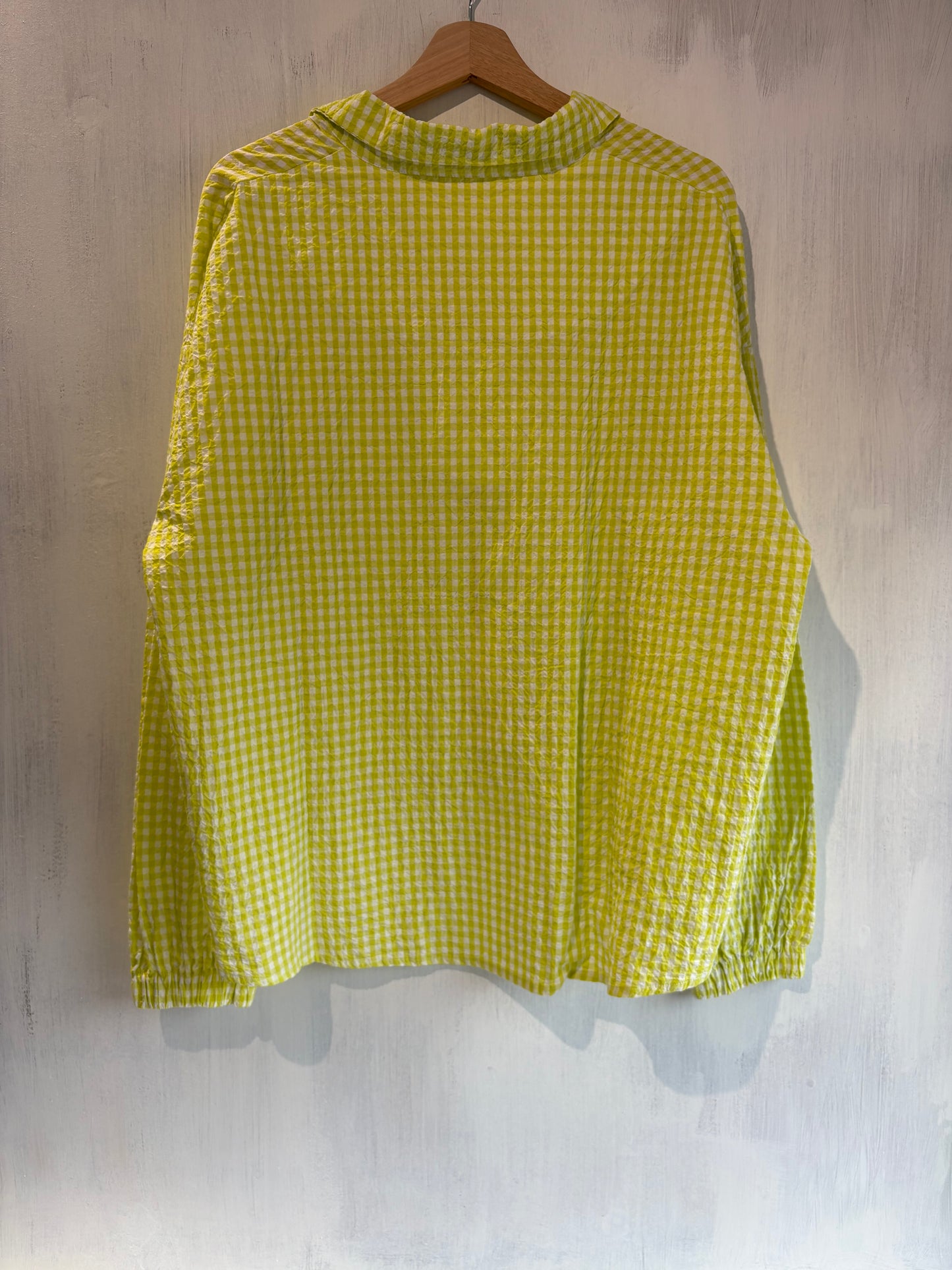 Hannoh Wessel Lime Check Sassy Shirt