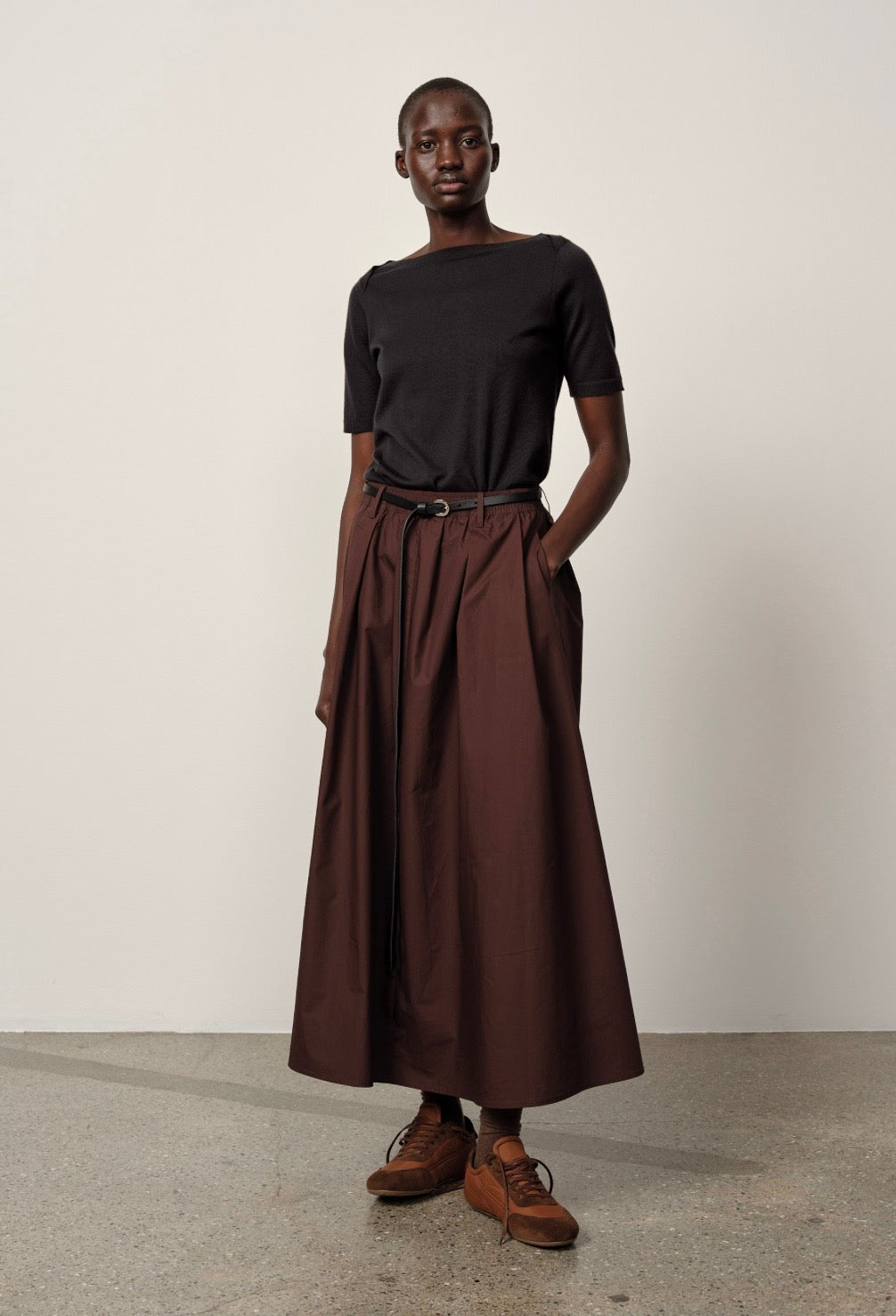 Herskind Emanuelle Cashmere Knit Top in Iron