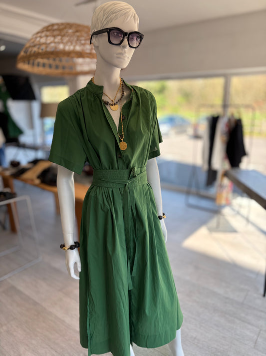 Vanessa Bruno Ghala Dress in Emerald