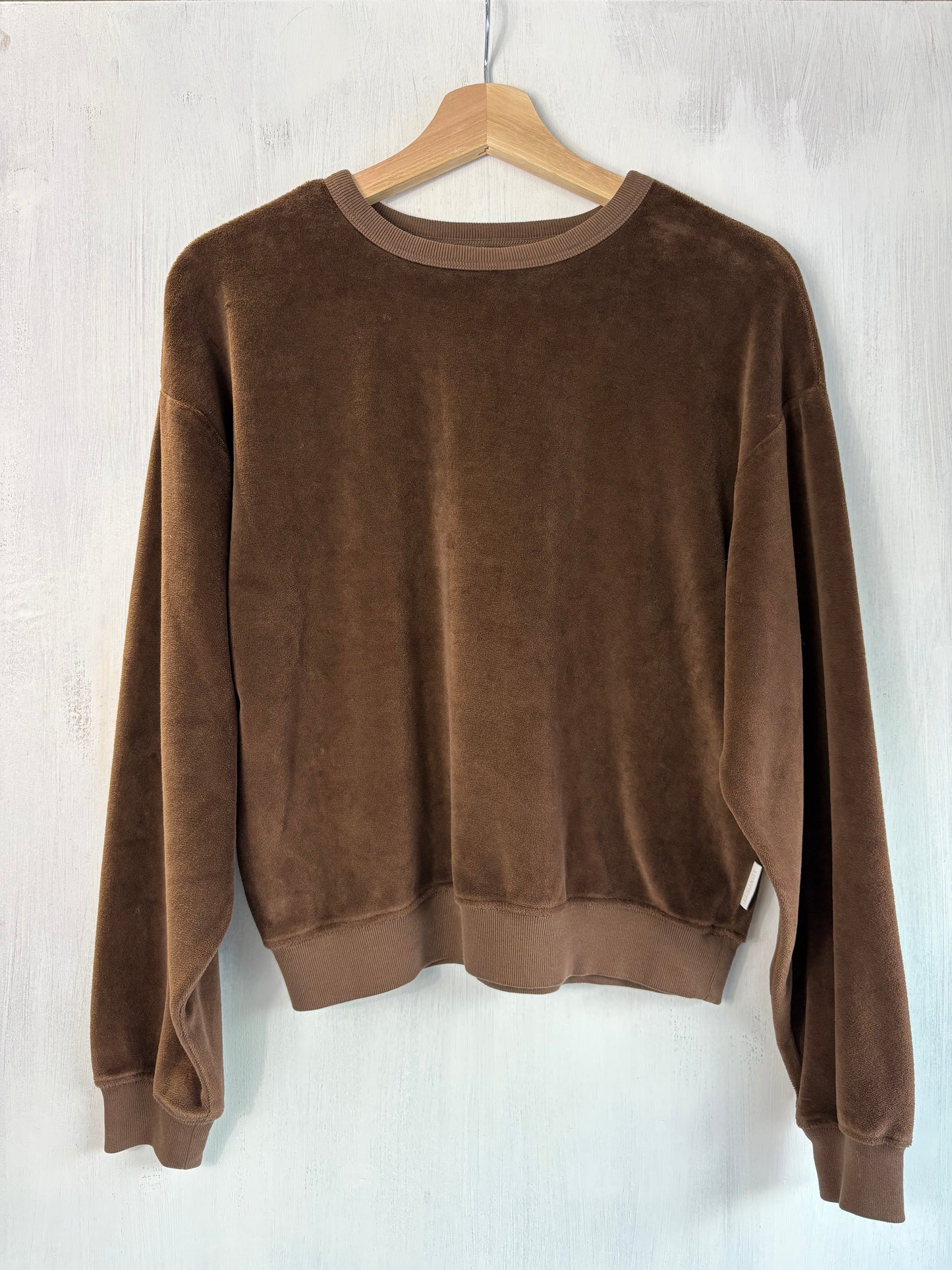 Citizens of Humanity Brown Velour Sweatshirt