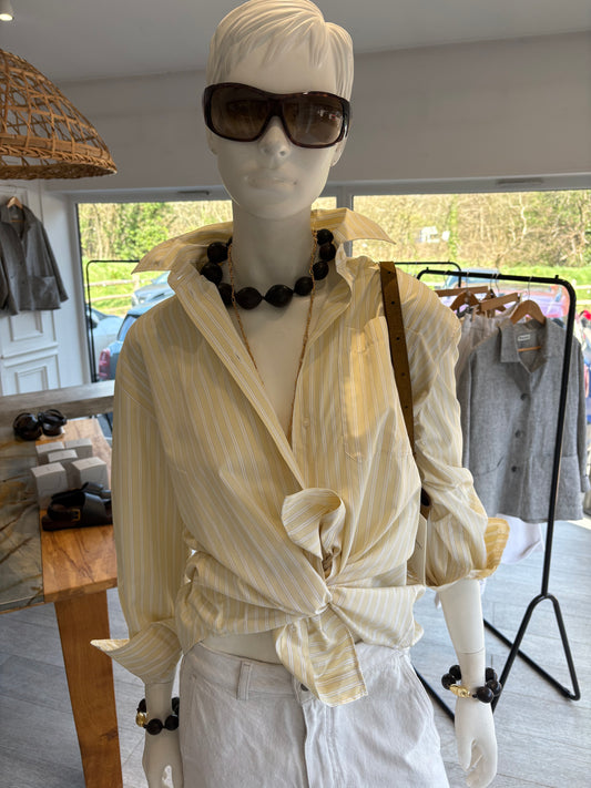 Soeur Carlotta Shirt in Yellow Stripe