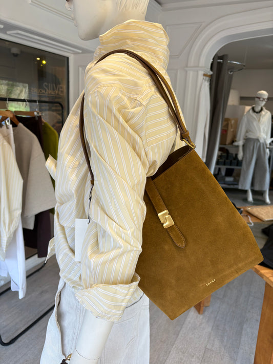 Soeur Bello Bag in Caramel Suede
