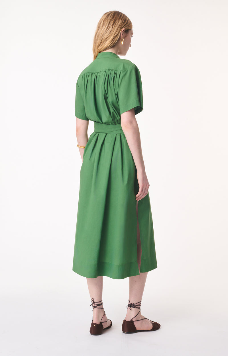 Vanessa Bruno Ghala Dress in Emerald