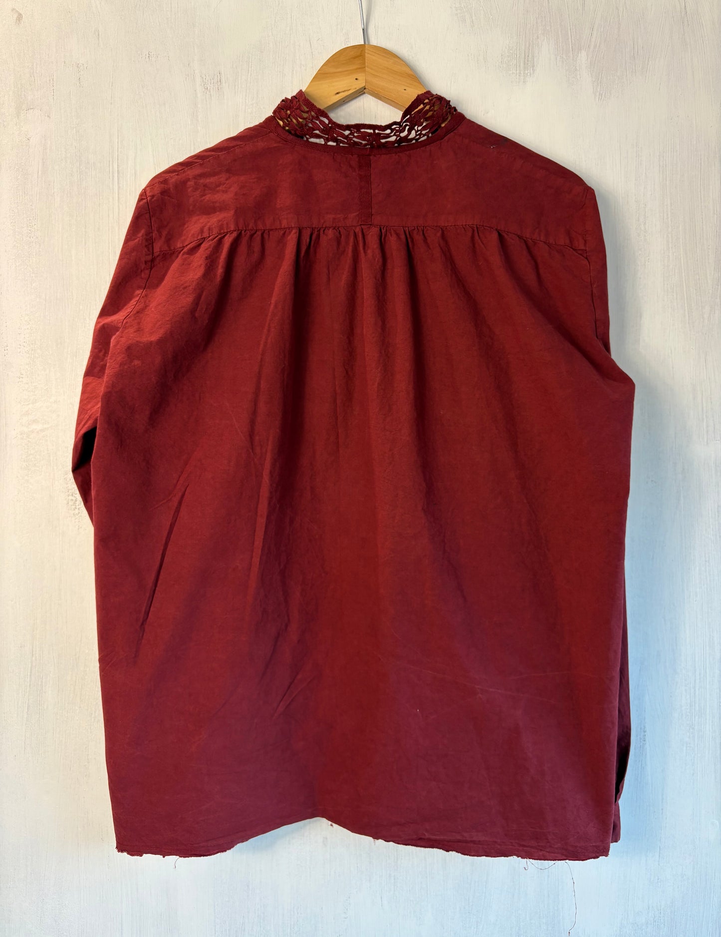 Hannoh Wessel Cleo Shirt in Deep Raspberry