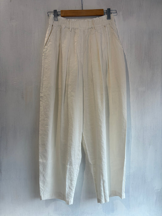 Hannoh Wessel Silk Blend Padme Pants in Natural