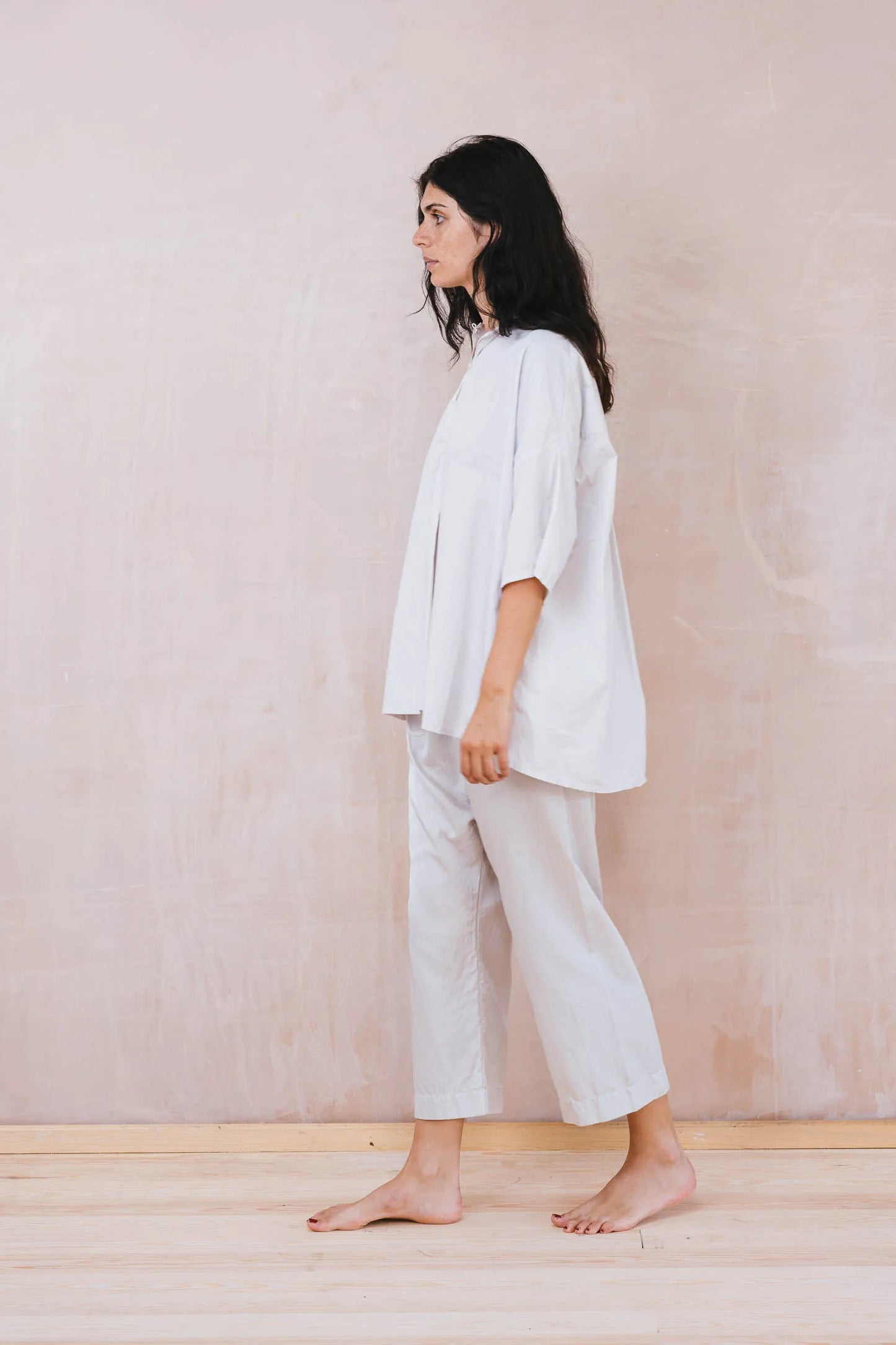 SULA Easy Shirt in White Sand