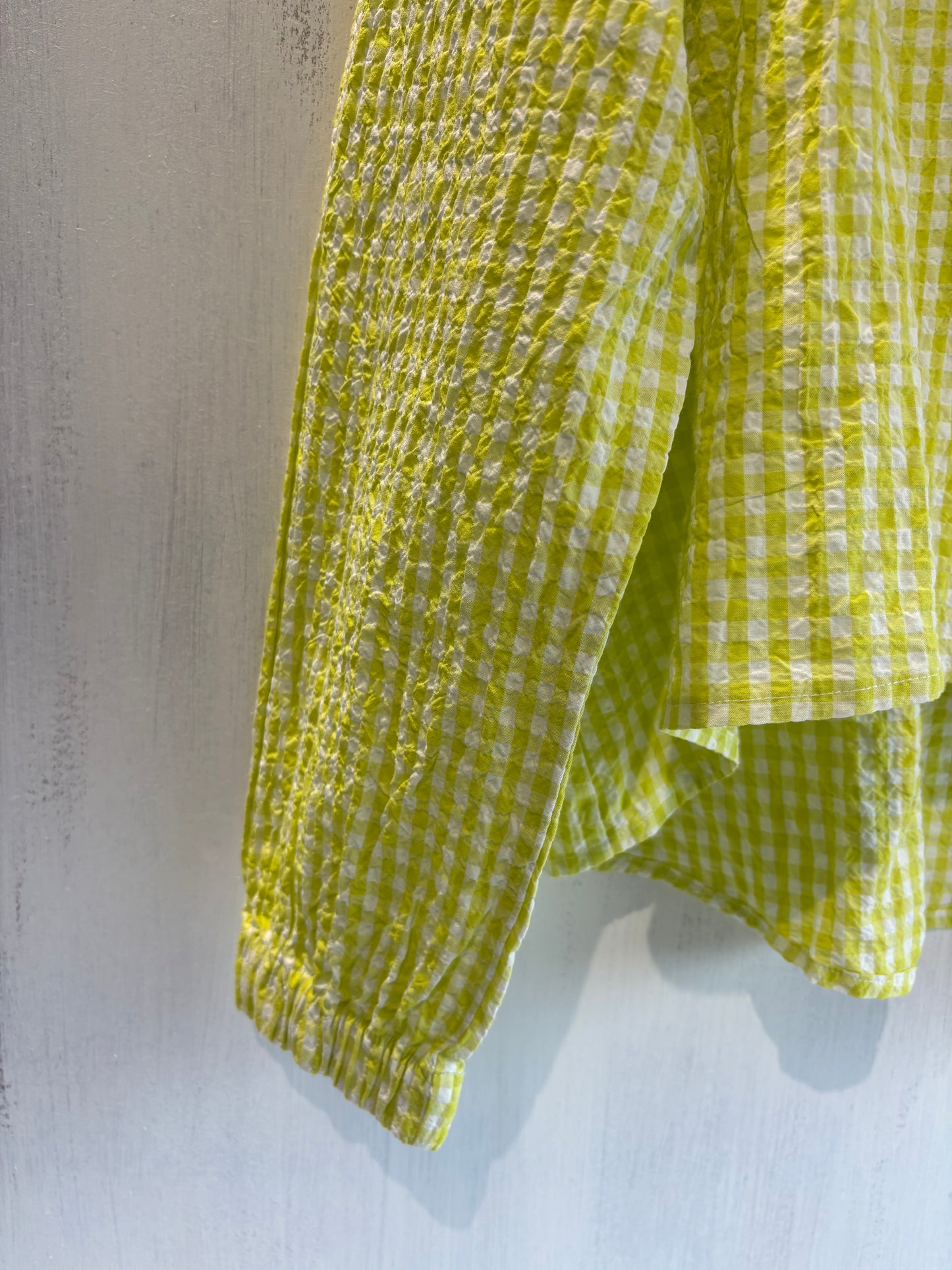 Hannoh Wessel Lime Check Sassy Shirt