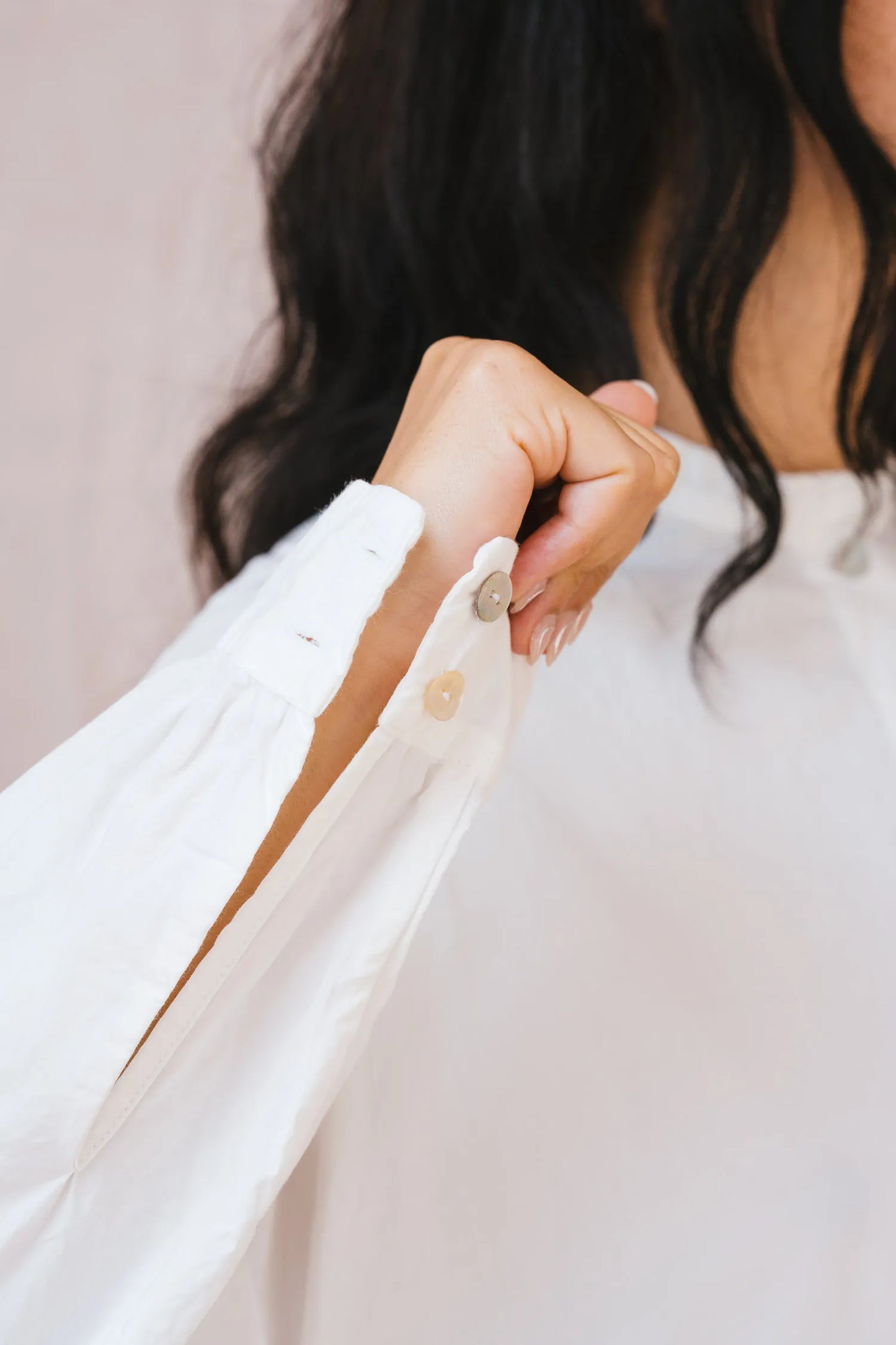 SULA Flower Button Thru Shirt in White