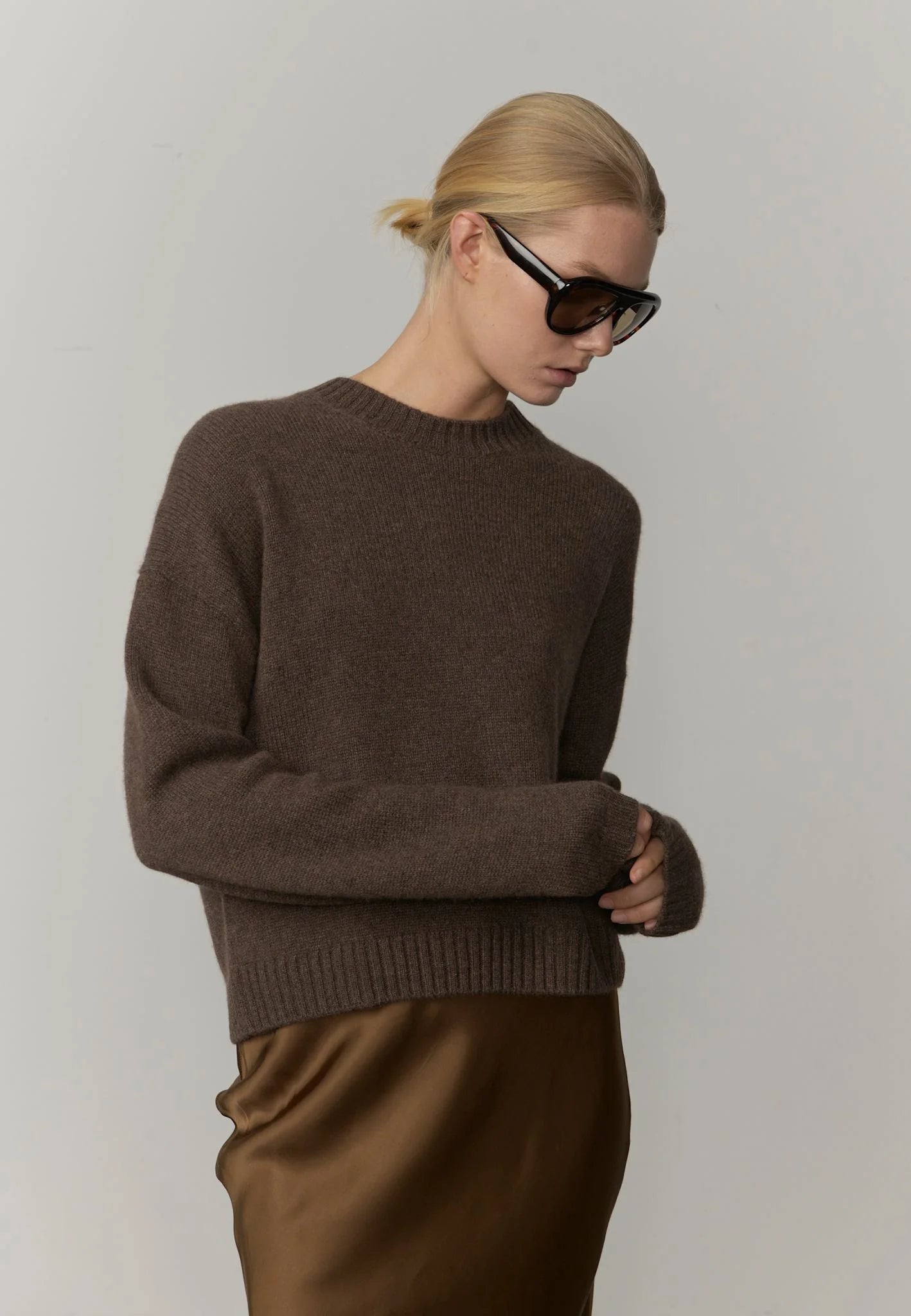 Herskind Constantine Cashmere Knit in Brown