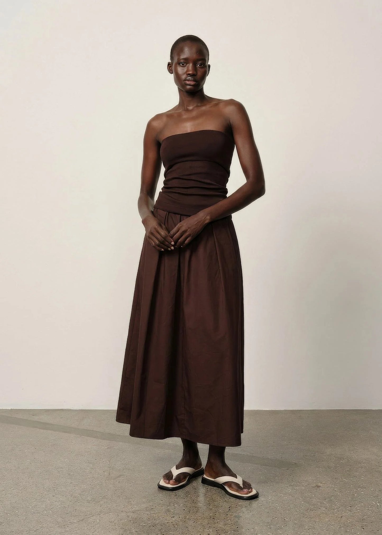 Herskind Ofelia Skirt in Coffee Brown