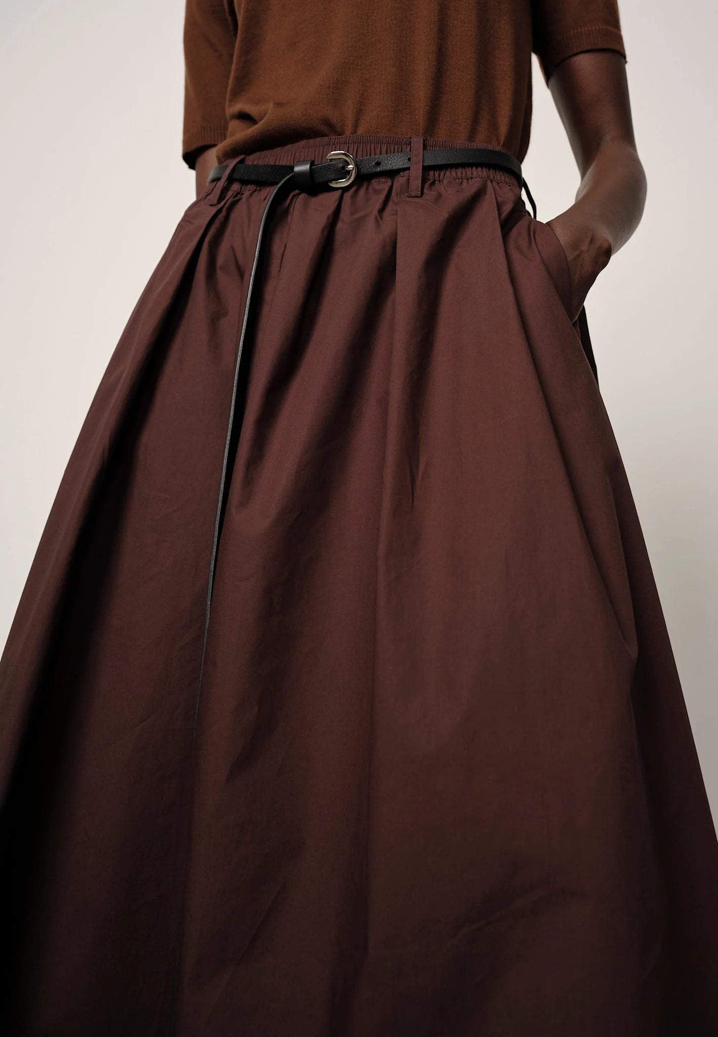 Herskind Ofelia Skirt in Coffee Brown