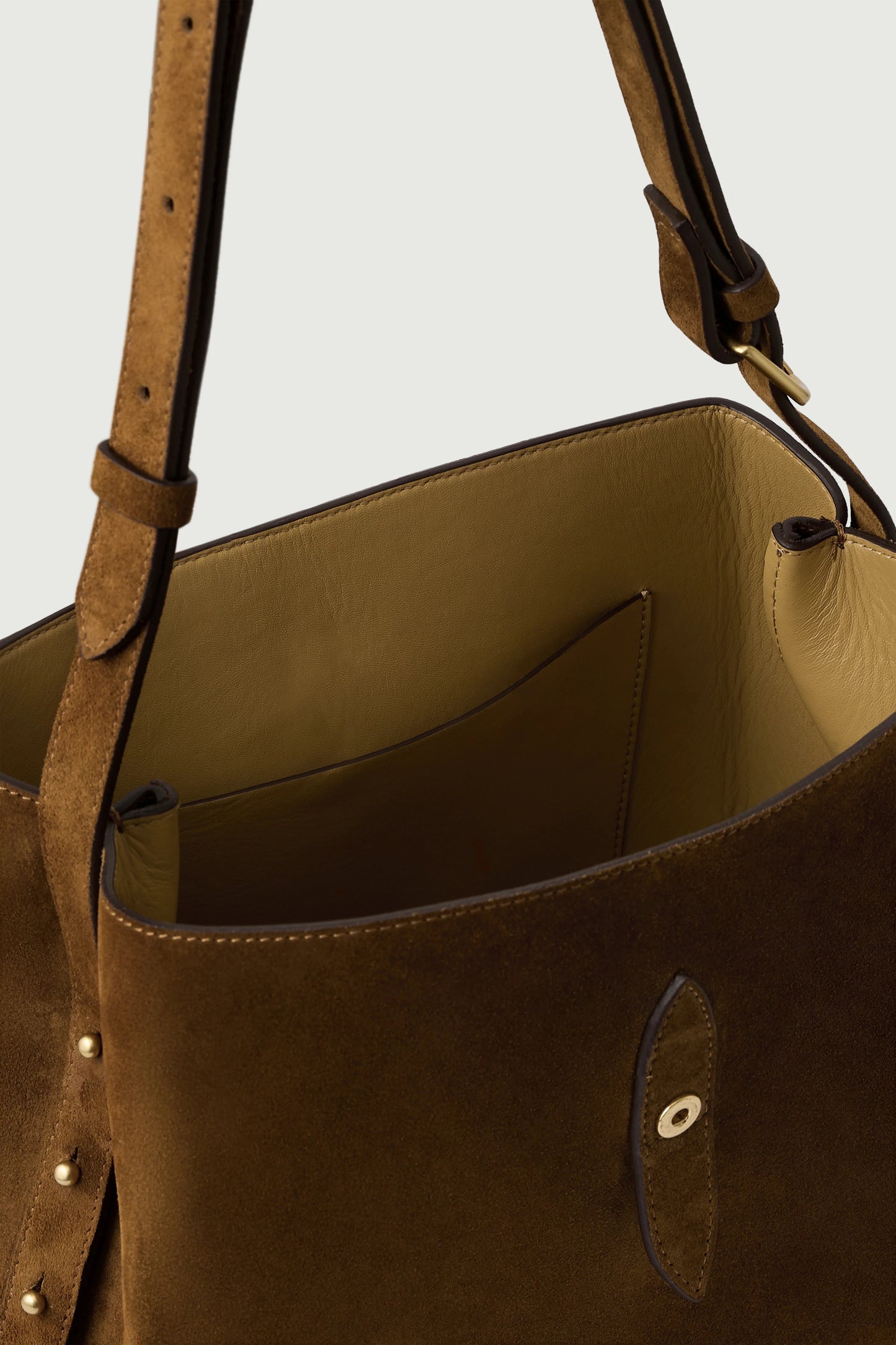 Soeur Bello Bag in Caramel Suede