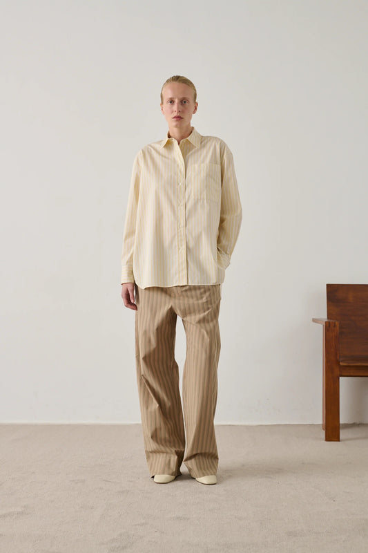 Soeur Carlotta Shirt in Yellow Stripe