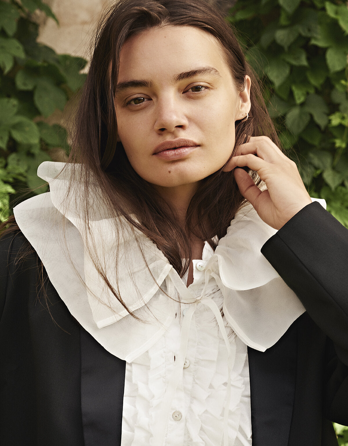 Nygårdsanna Silk Organza Ruffle Collar
