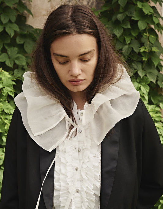 Nygårdsanna Silk Organza Ruffle Collar