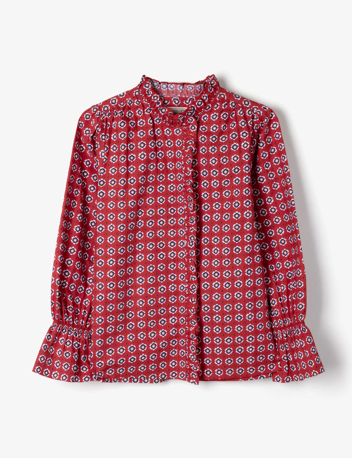 Penelope Chilvers Monday Blouse in Moroccan Red