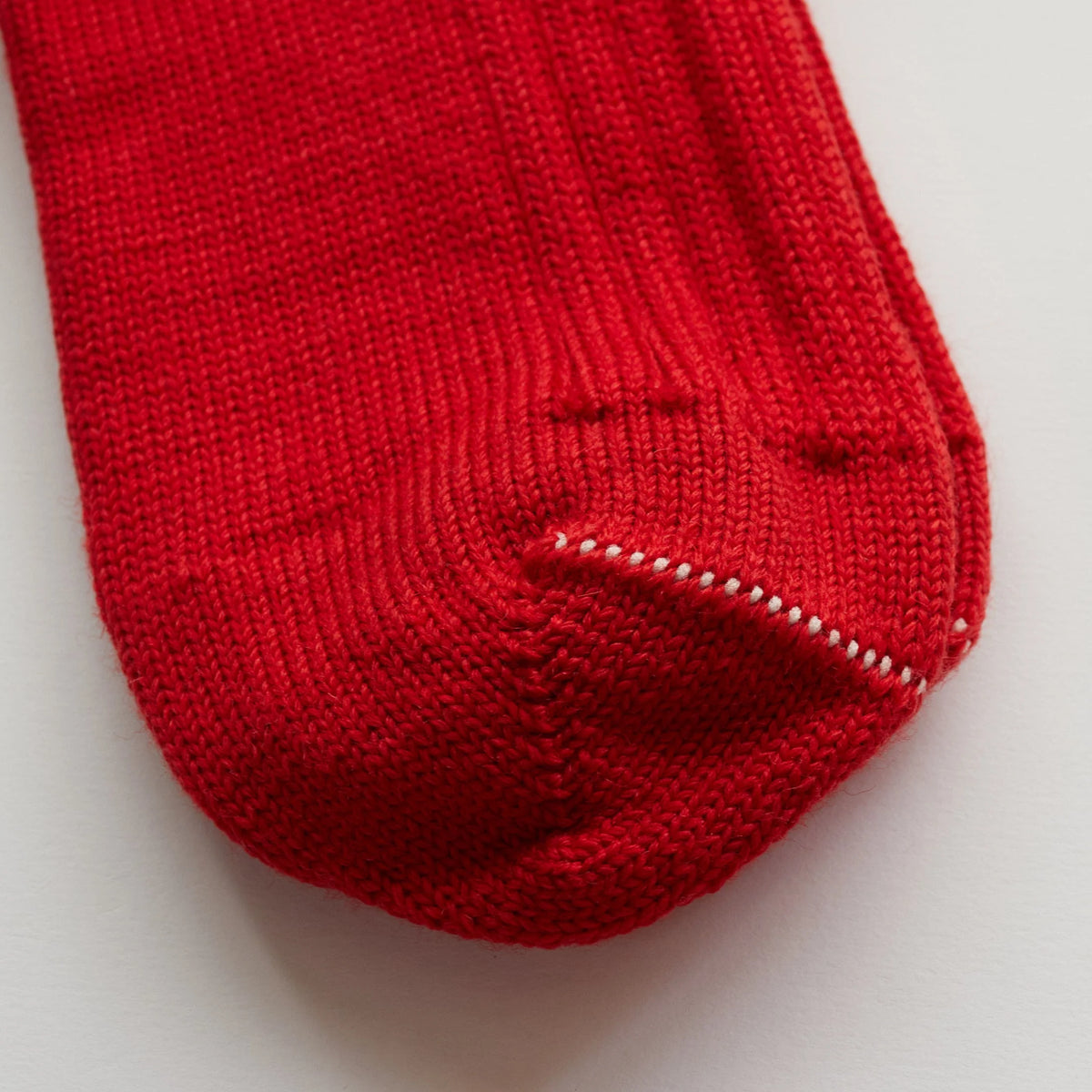 Rock and Ruby Wool Socks in Cherry