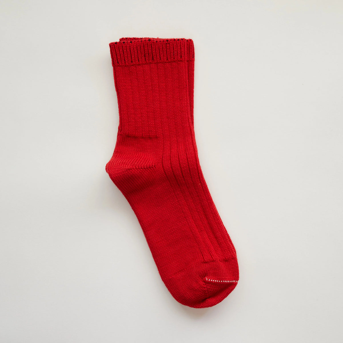 Rock and Ruby Wool Socks in Cherry