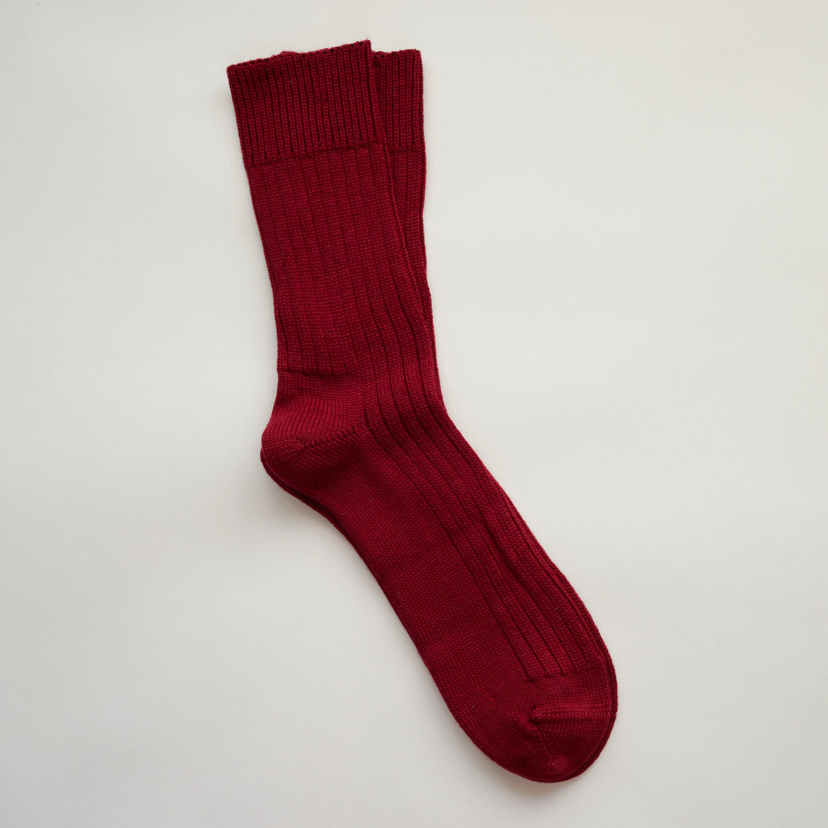 Rock and Ruby Wool Socks in Maroon