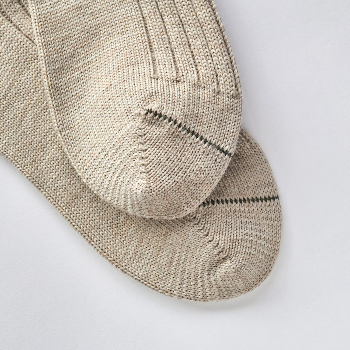 Rock and Ruby Wool Socks in Oatmeal