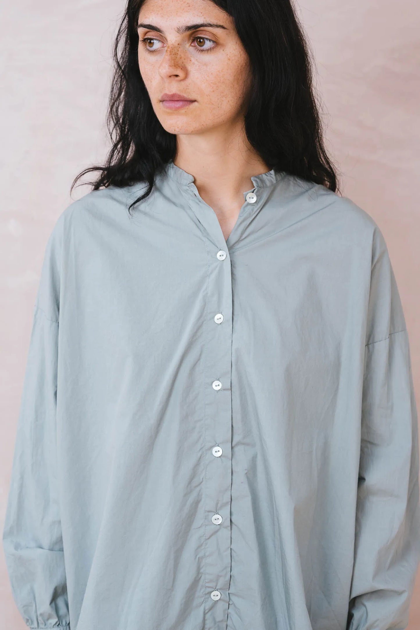 SULA Button Thru Shirt in Shadow