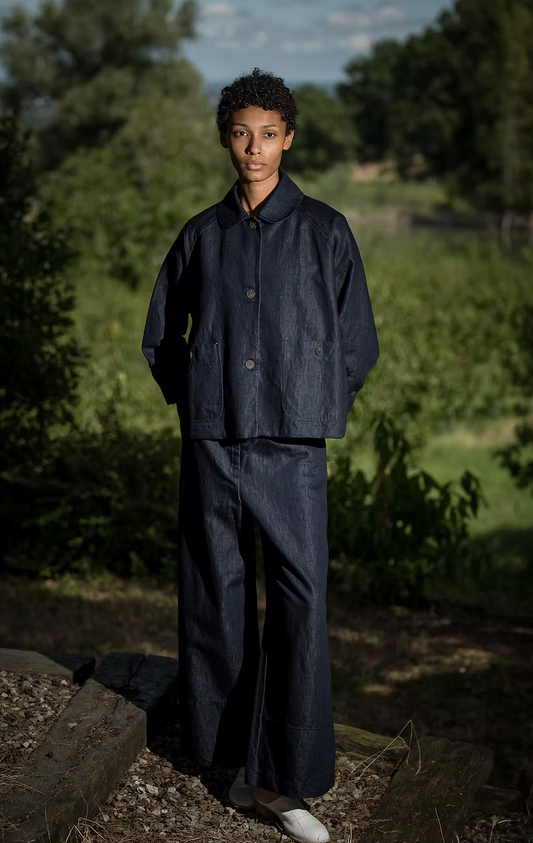 Aequamente Dark Denim Trousers