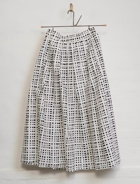 Hannoh Wessel Black Check Juliette Skirt