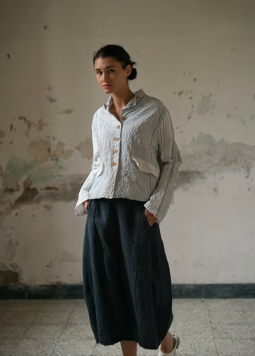 Hannoh Wessel Navy Jade Skirt