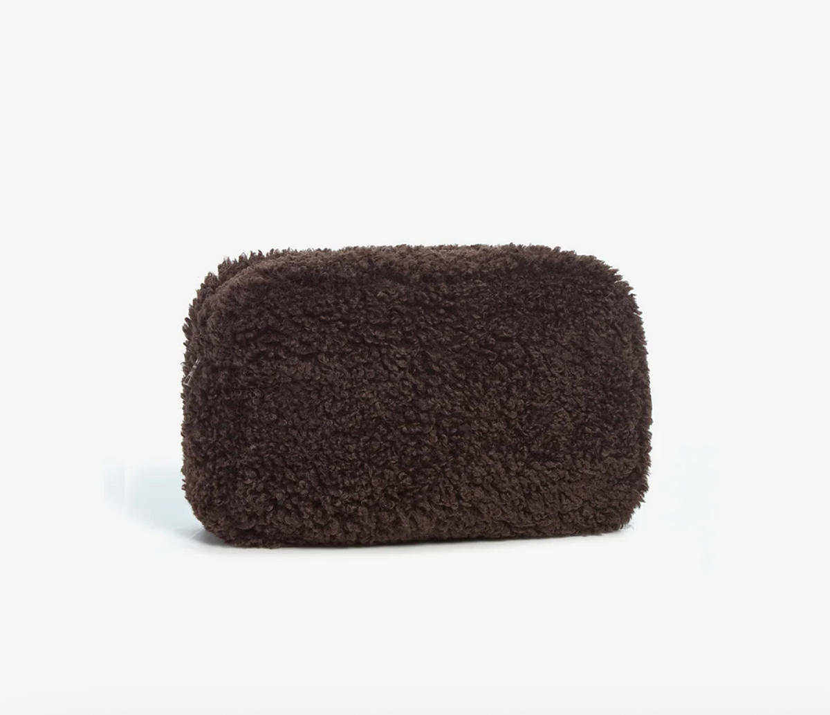 APPARIS Jumbo Noor Bouclette Pochette in Brown