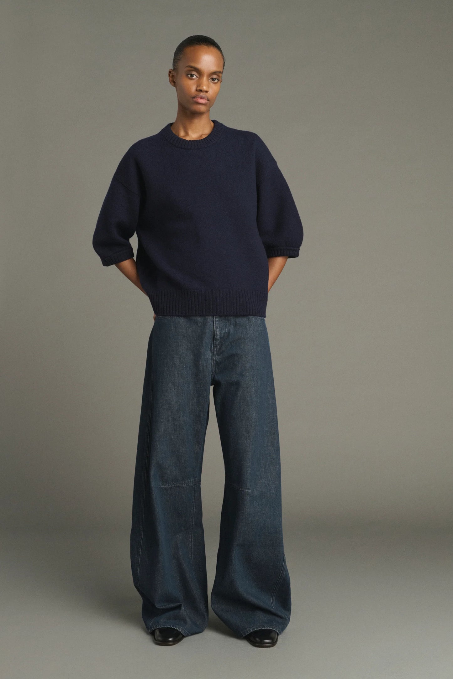 Soeur Lise Pullover Knit in Navy