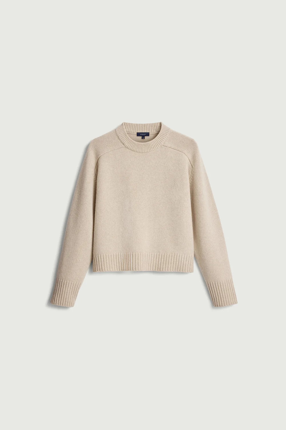 Soeur Will Boxy Pullover in Ecru