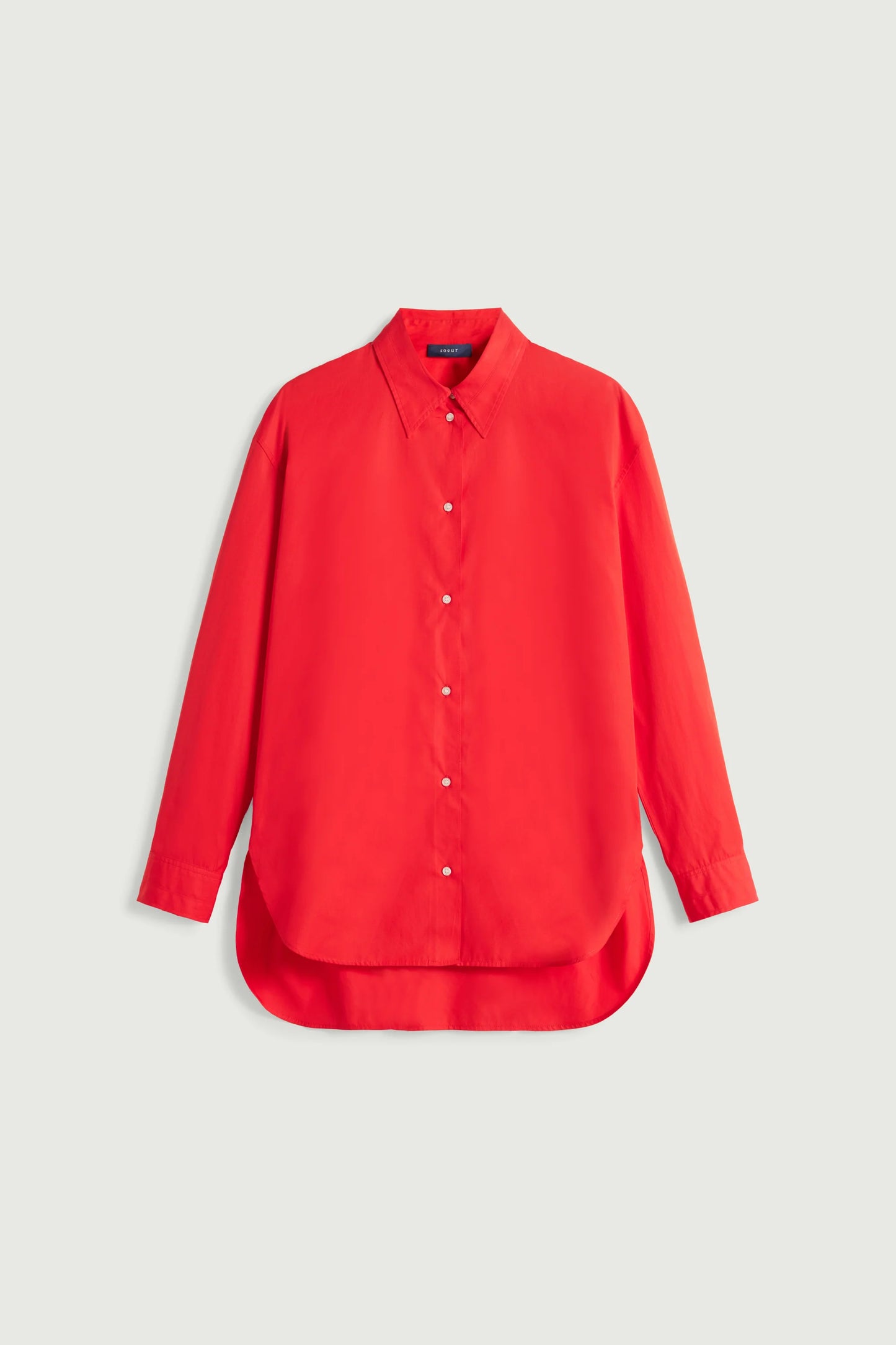 Soeur Grenade Oversized Shirt in Red