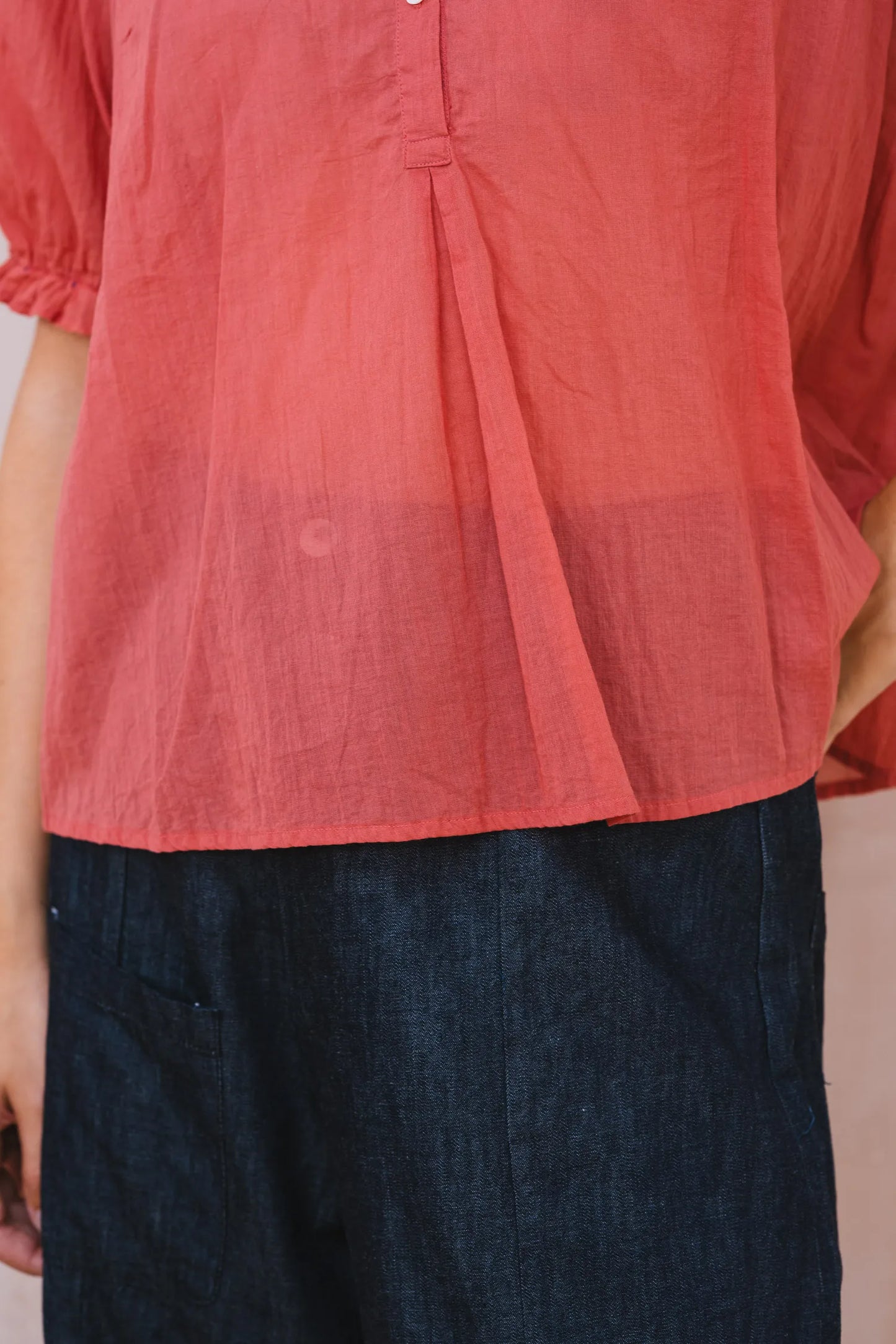 SULA Sweet Blouse in Faded Red