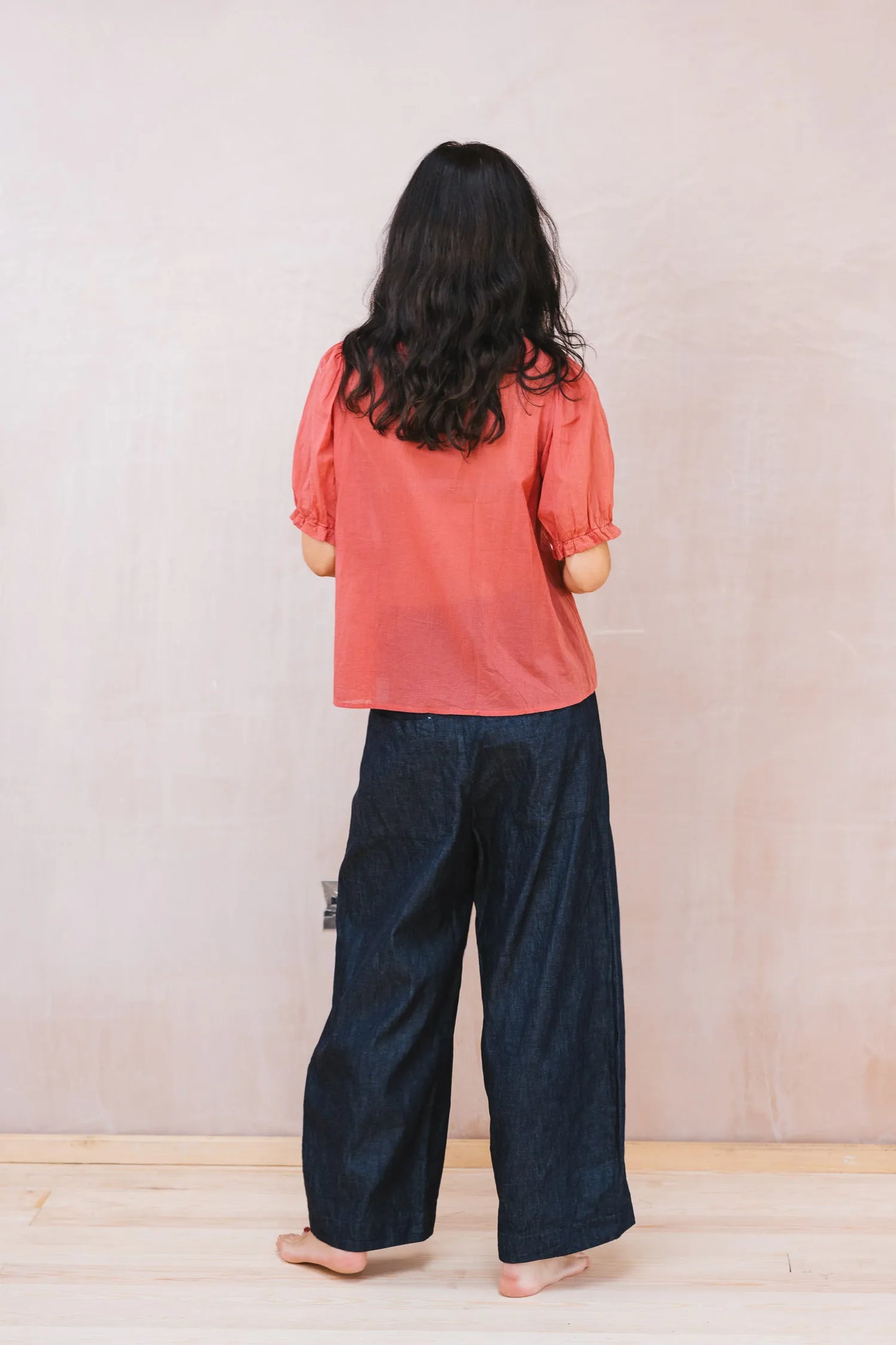 SULA Sweet Blouse in Faded Red