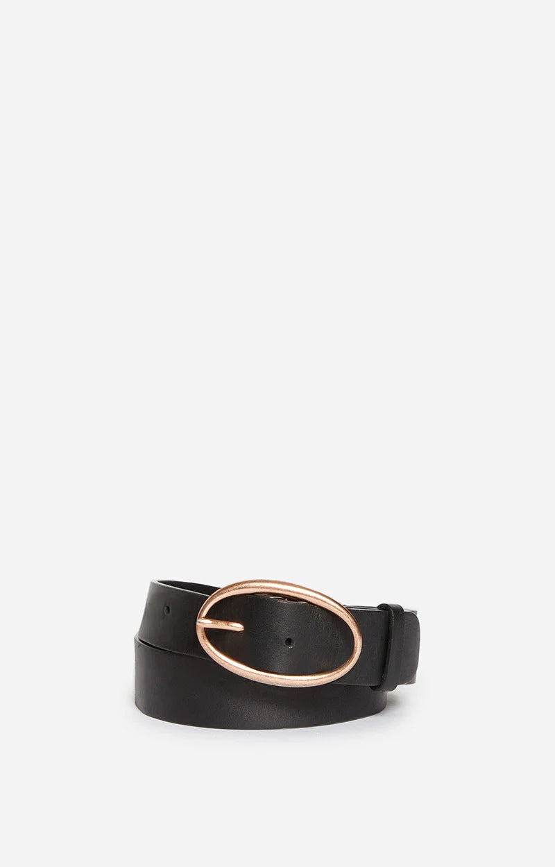 Vanessa Bruno Black Leather Belt